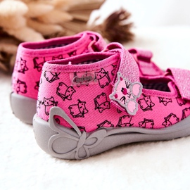 BEFADO S.A. Sandalias Zapatillas Befado Velcro Gatos 242P103 Rosa rosado 2