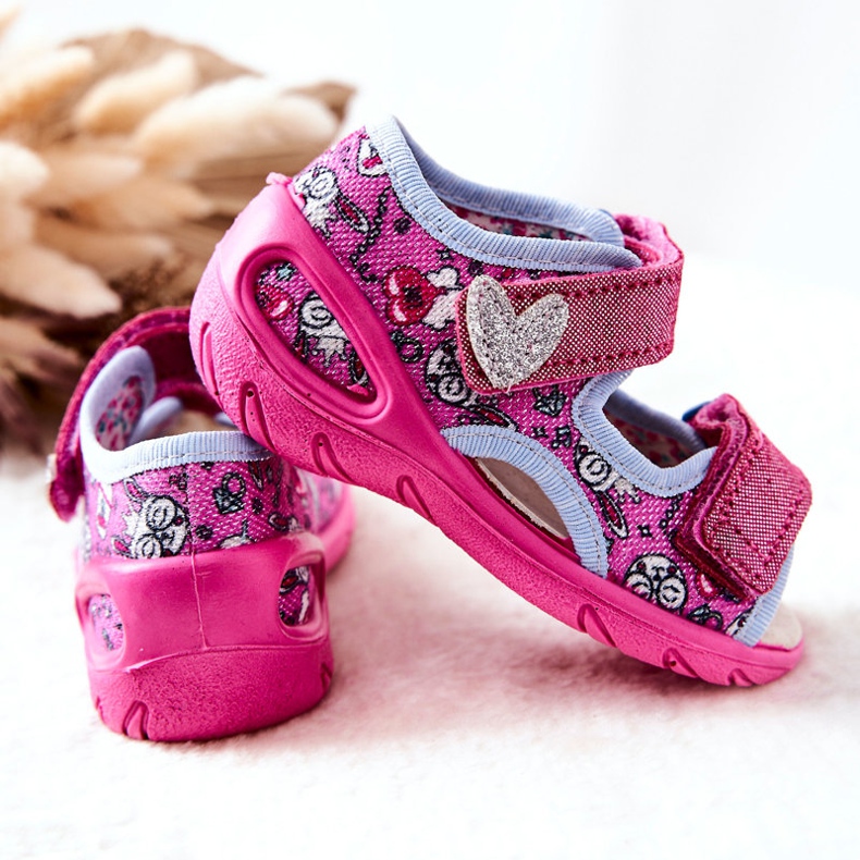 BEFADO S.A. Sandalias Befado Con Velcro 065X147 Rosa 1