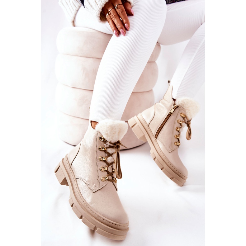 PF1 Botas Calientes Piel Beige Molissa 2