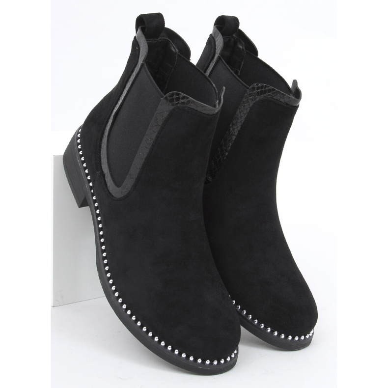 Botines Chelsea de mujer Ines Black negro 2