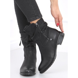 Botas de tacón plano Harper Black negro 4