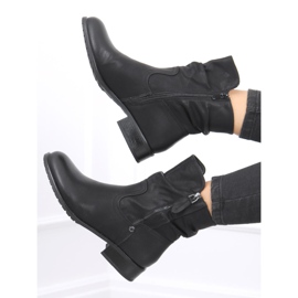 Botas de tacón plano Harper Black negro 3