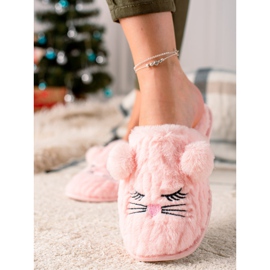 Evento pantuflas calientes rosa 1