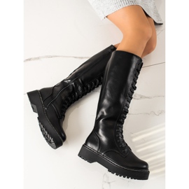 Evento Trabajadores con cordones altos negro 2
