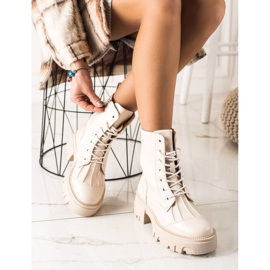 Seastar Botas tramperos en la plataforma beige 3