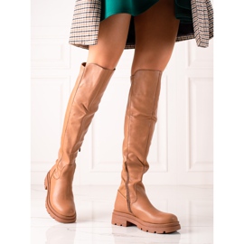 Sixth Sense Botas de camello de moda beige 1 Sixth Sense Botas de camello de moda beige 1