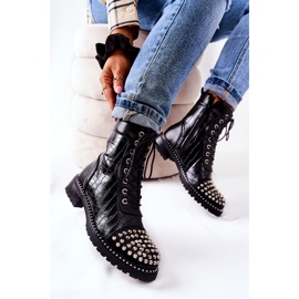 WT1 Botas negras Sorela con cremalleras negro 1