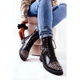 WT1 Botas negras Sorela con cremalleras negro 2