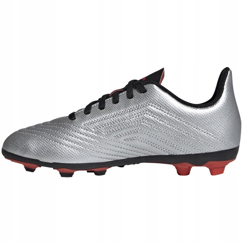 Botas de fútbol adidas Predator 19.4 FxG Jr G25822 plata 1