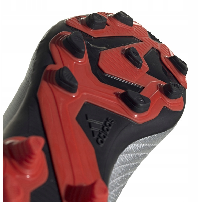 Botas de fútbol adidas Predator 19.4 FxG Jr G25822 plata 5