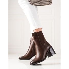 Laura Mode Botas elegantes marrón 2