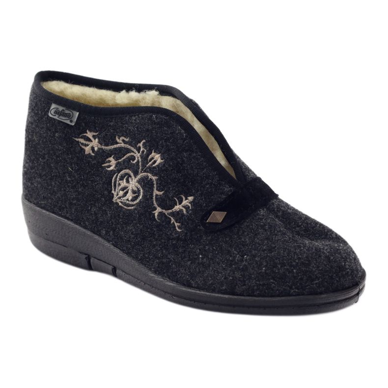 Zapatillas de mujer Dr.ORTO Befado con pelo de oveja 031d028 gris 2 Zapatillas de mujer Dr.ORTO Befado con pelo de oveja 031d028 gris 2