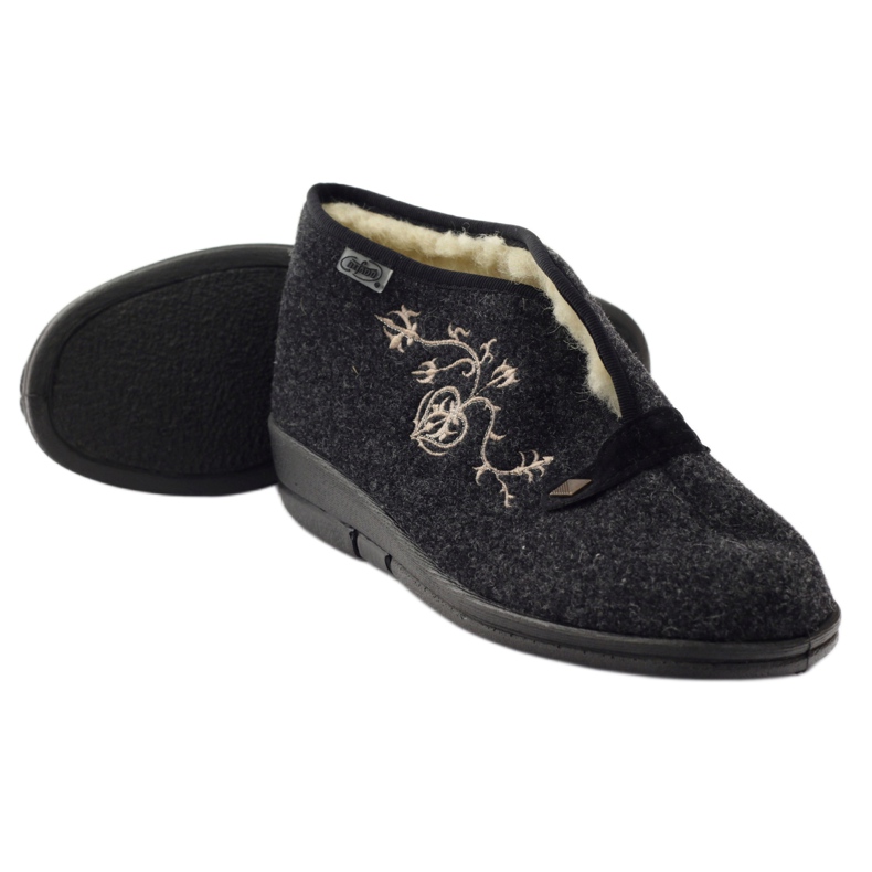 Zapatillas de mujer Dr.ORTO Befado con pelo de oveja 031d028 gris 4 Zapatillas de mujer Dr.ORTO Befado con pelo de oveja 031d028 gris 4