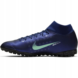 Calzado de fútbol Nike Mercurial Superfly 7 Academy Mds Tf M BQ5435 401 azul marino 2