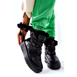 S.Barski Botas de nieve cálidas negras para mujer Black Gordian negro 1 S.Barski Botas de nieve cálidas negras para mujer Black Gordian negro 1