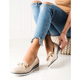 M.Daszyński Bailarina De Cuña Con Lazo beige 1 M.Daszyński Bailarina De Cuña Con Lazo beige 1