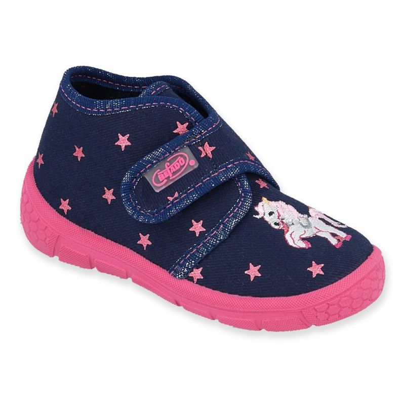 Calzado infantil befado 538P015 azul marino rosa 1