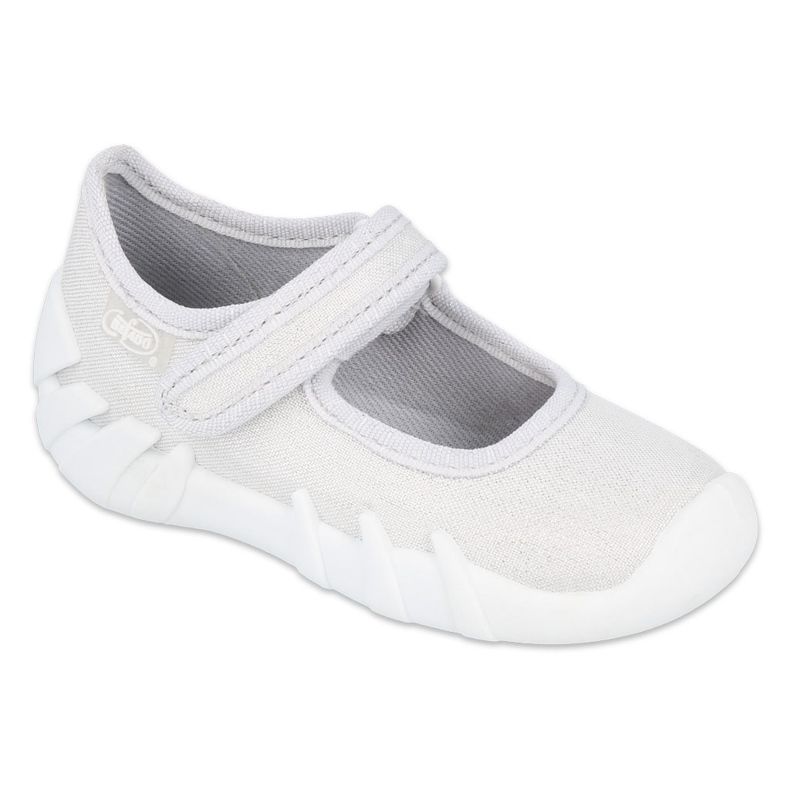 Zapatos speedy plateados para niños befado 109P222 blanco plata 1