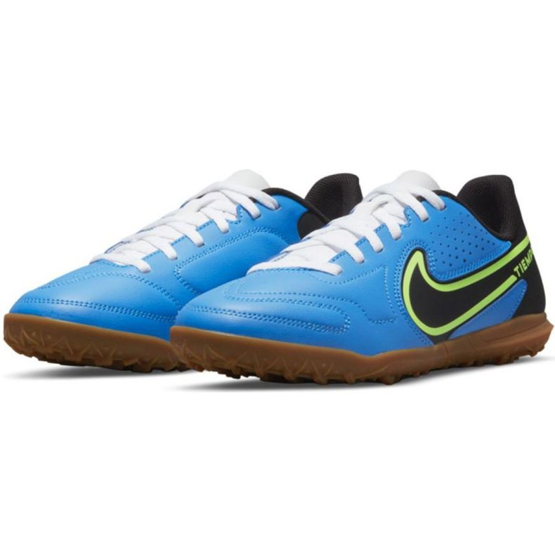 Zapatillas de fútbol Nike Tiempo Legend 9 Club Tf Jr DA1334 403 multicolor azul 2
