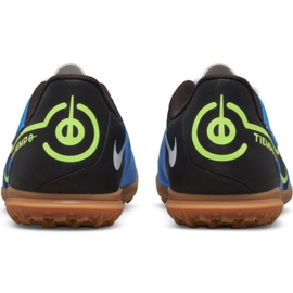 Zapatillas de fútbol Nike Tiempo Legend 9 Club Tf Jr DA1334 403 multicolor azul 5
