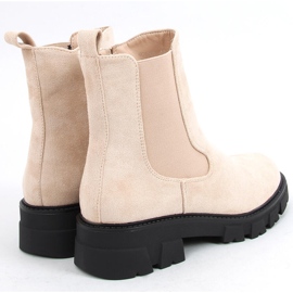 Botines Chelsea de ante beige Hege 4