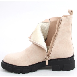 Botines Chelsea de ante beige Hege 5