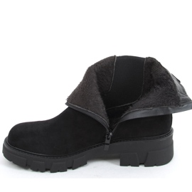 Botines Chelsea de ante negro Hege 5
