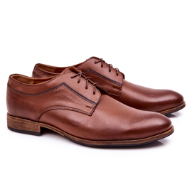 Bednarek Polish Shoes Zapatos de cuero elegantes Bednarek 684 Marrón 5