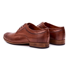 Bednarek Polish Shoes Zapatos de cuero elegantes Bednarek 684 Marrón 2