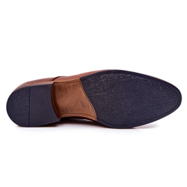 Bednarek Polish Shoes Zapatos de cuero elegantes Bednarek 684 Marrón 4