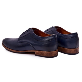 Bednarek Polish Shoes Zapatos de piel elegantes Bednarek 684 Azul marino 4