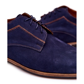 Bednarek Polish Shoes Zapatos Piel Nubuck Bednarek 684 Azul Marino marrón 4