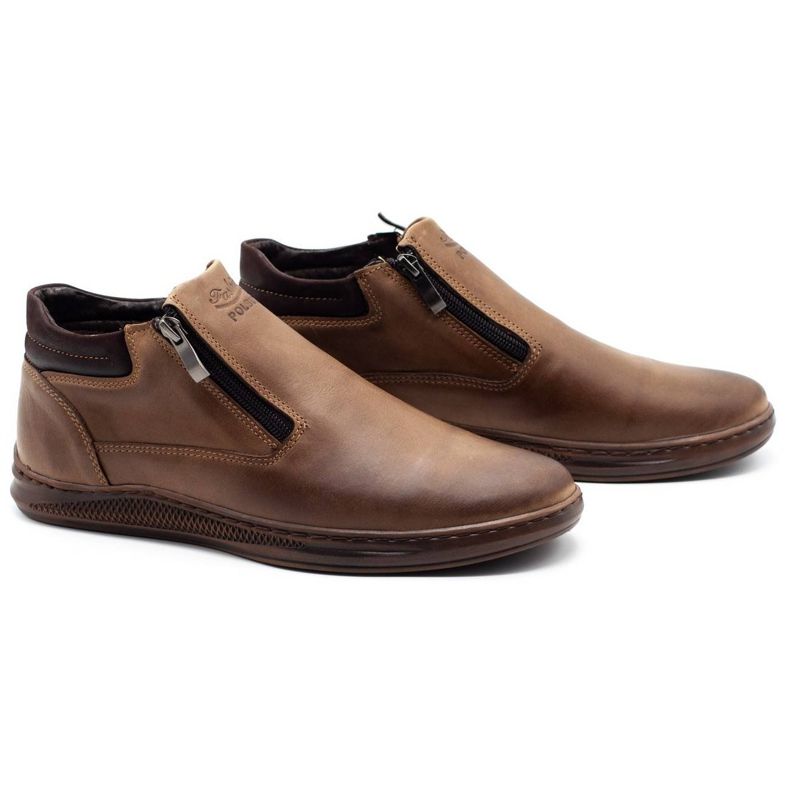 Polbut Botas de invierno para hombre K29 marrón 2
