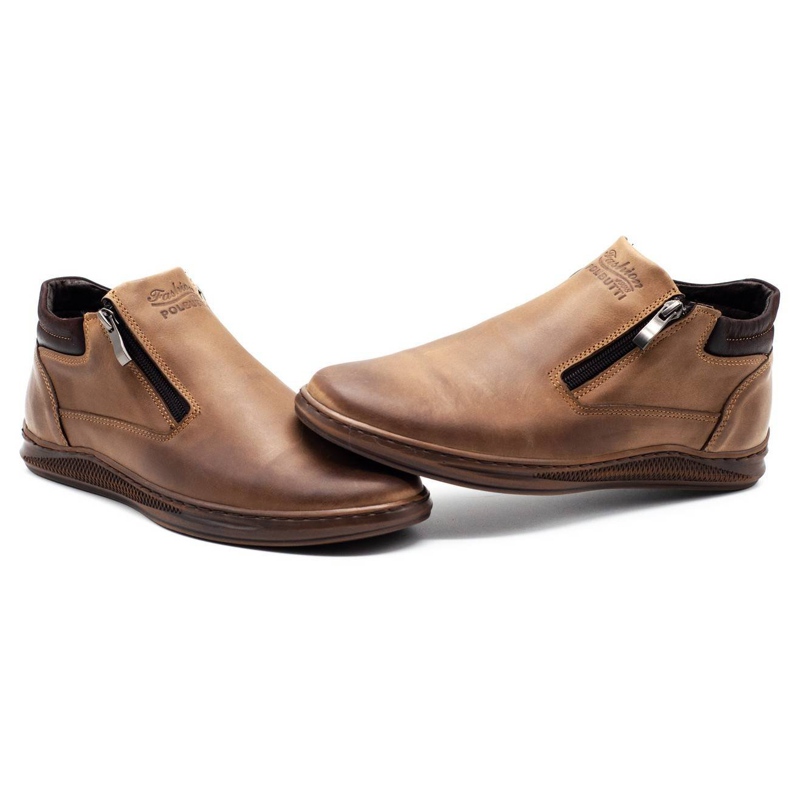 Polbut Botas de invierno para hombre K29 marrón 5