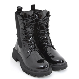 Botas militares con parte superior de calcetín Sanna Black negro 2