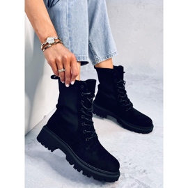 Botas militares con parte superior de calcetín Nevada Black negro 1