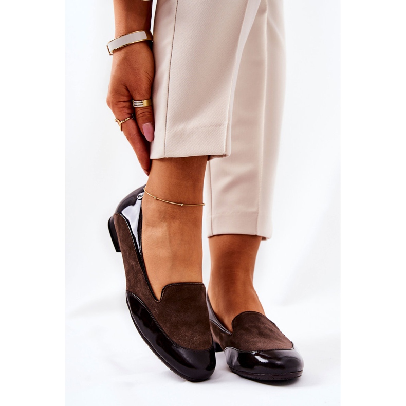 BM Bailarinas Monnari Piel 0920-017 Marrón 1