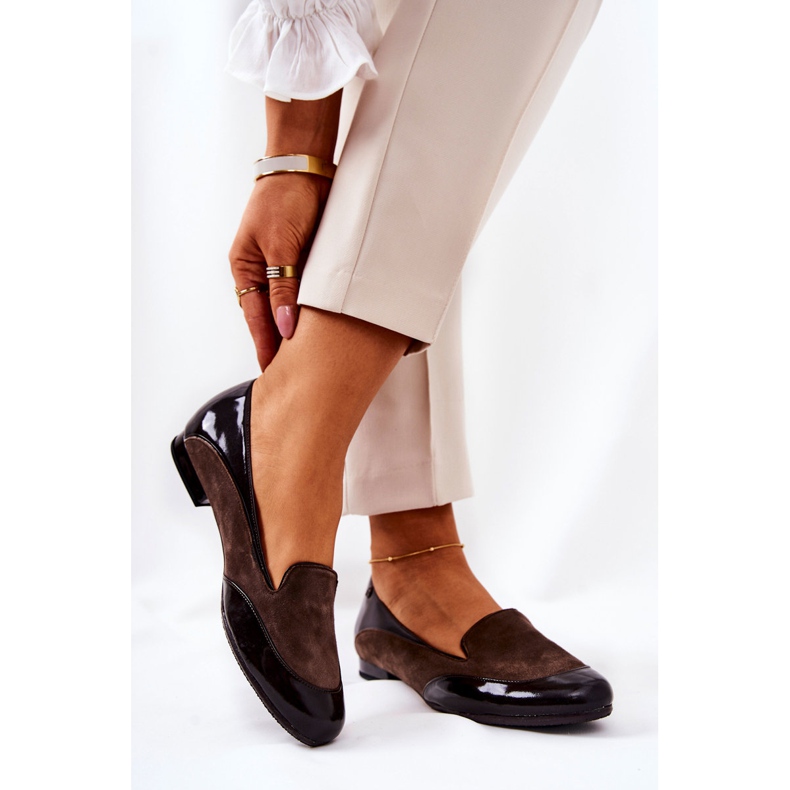 BM Bailarinas Monnari Piel 0920-017 Marrón 2