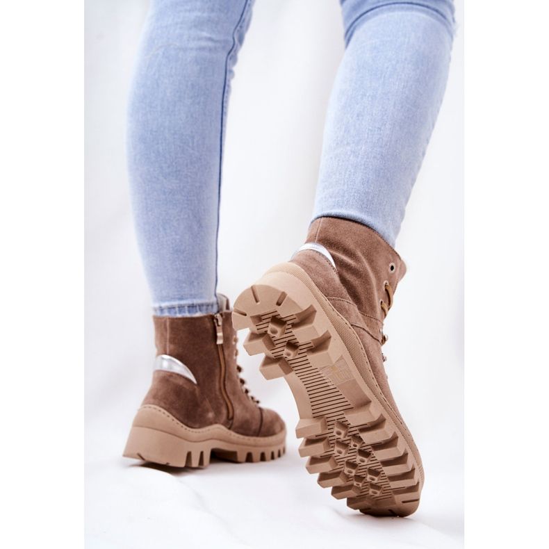 PF1 Botas de gamuza cálidas Sand Sandstorm beige 2