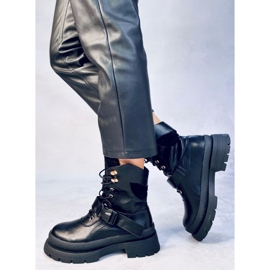 Botas militares Ahne Black negro 5