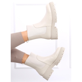 Botines Chelsea con parte superior alta Cillo Beige 1 Botines Chelsea con parte superior alta Cillo Beige 1