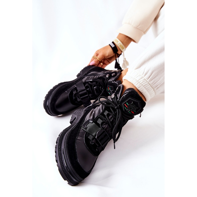 PS1 Botas de nieve para mujer en la cremallera Black Marcia negro 1