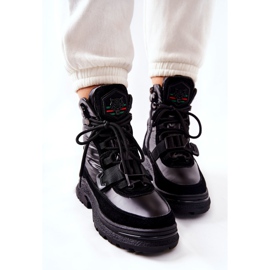 PS1 Botas de nieve para mujer en la cremallera Black Marcia negro 5