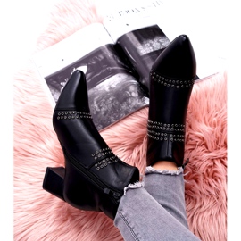 PS1 Botas De Mujer Con Tacón En Spitz Con Remaches Negro Primma 4 PS1 Botas De Mujer Con Tacón En Spitz Con Remaches Negro Primma 4