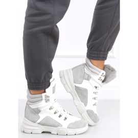 Zapatillas altas Brita LT.GRAY blanco gris 2