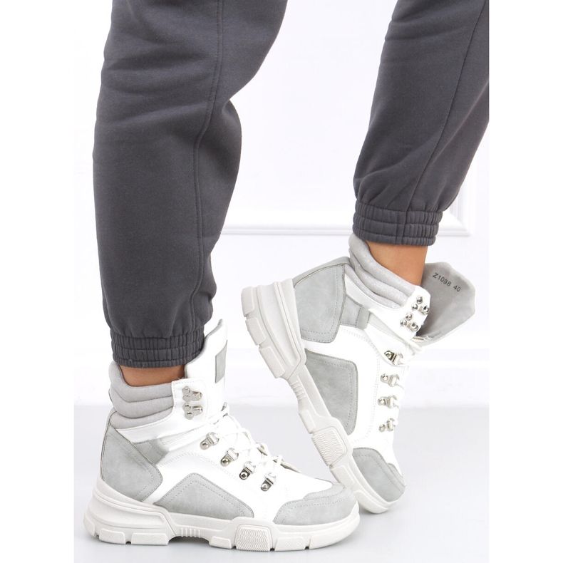 Zapatillas altas Brita LT.GRAY blanco gris 2 Zapatillas altas Brita LT.GRAY blanco gris 2