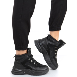Zapatillas altas Diana Black negro 3