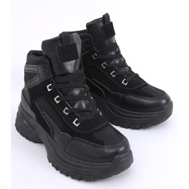Zapatillas altas Diana Black negro 2