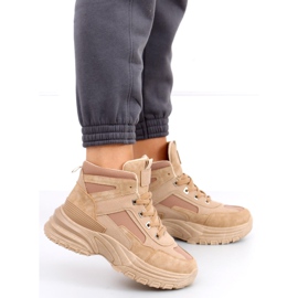 Zapatillas altas Diana Camel beige 4