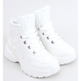 Zapatillas altas Diana White blanco 2